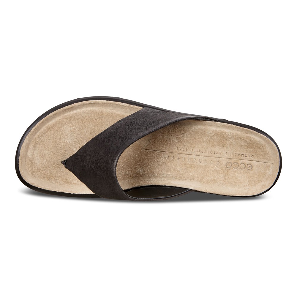 Sandalias Mujer - ECCO Corksphere Thong - Negros - RFG238679